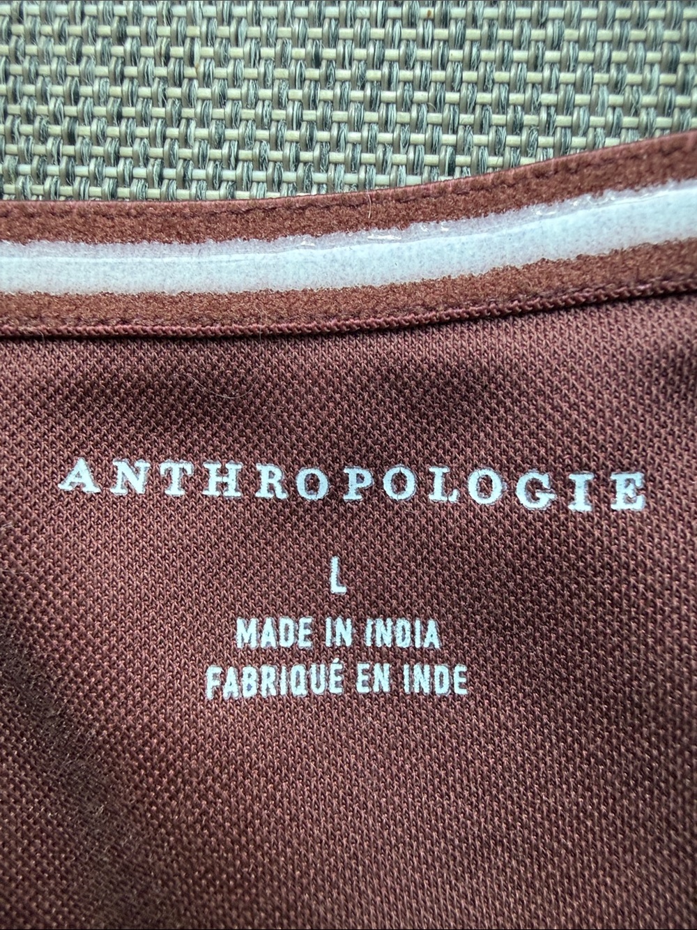 Anthropologie Raisin Brown Button-Front Halter Vest - Picture 2 of 5